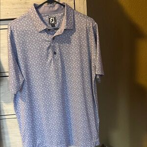 FootJoy Men's Lavender Patterned Polo